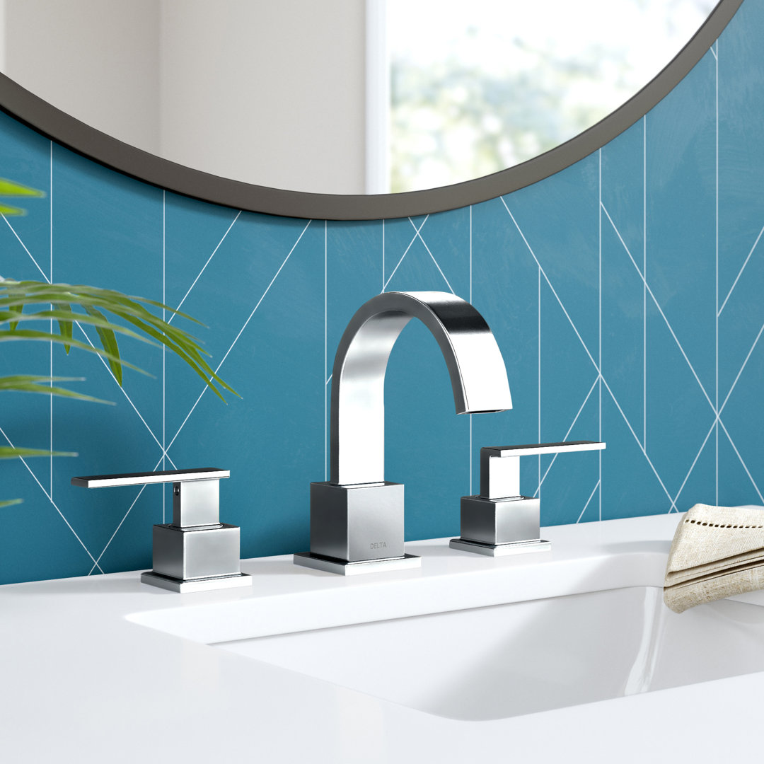 Vero Widespread Bathroom Faucet 3 Hole, 2-handle Bathroom Sink Faucet with Drain Assembly
